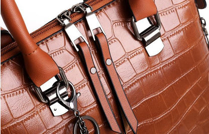 Helda™ | 4-Piece Modern Leather Bag Set