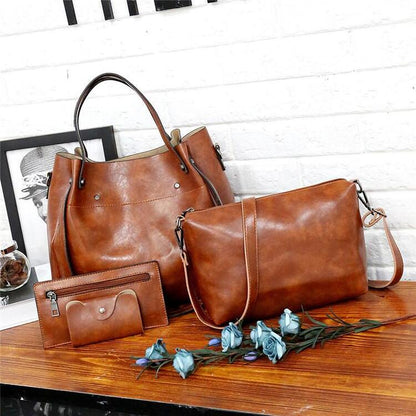 Greta™ | Vintage Women's 4-Piece Bag Set