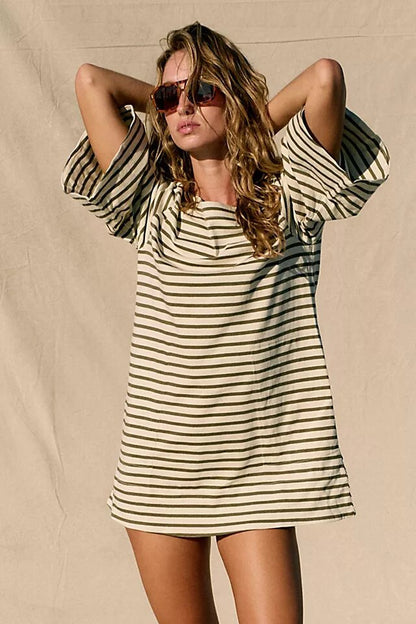 Contrast Striped T-Shirt