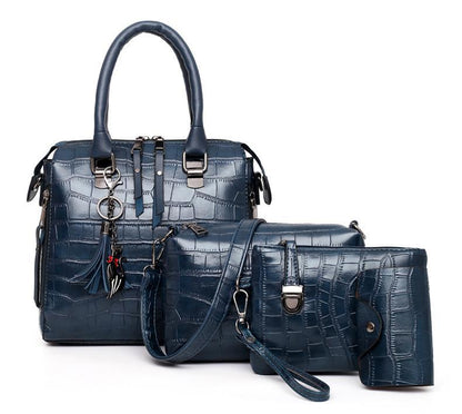 Helda™ | 4-Piece Modern Leather Bag Set