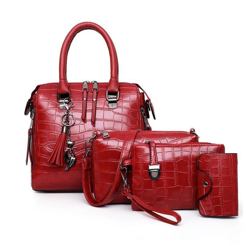 Helda™ | 4-Piece Modern Leather Bag Set