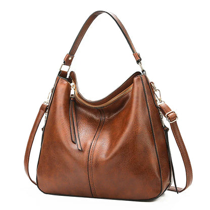 MILA - LEATHER SHOULDER BAG