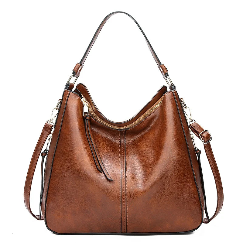 MILA - LEATHER SHOULDER BAG