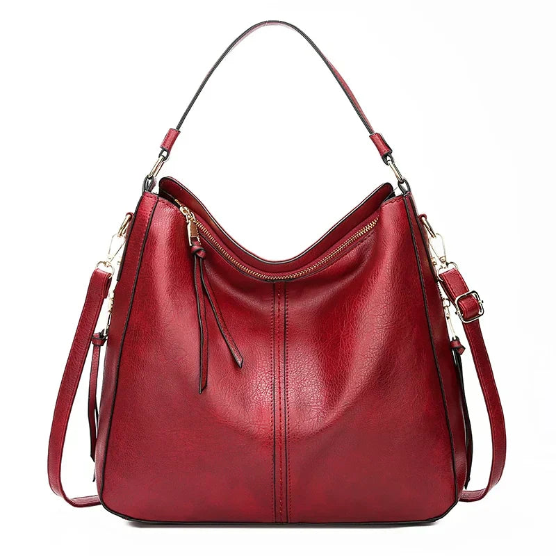 MILA - LEATHER SHOULDER BAG