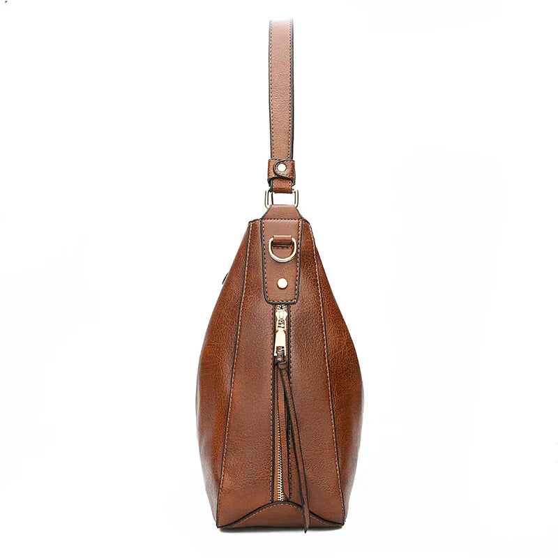 MILA - LEATHER SHOULDER BAG