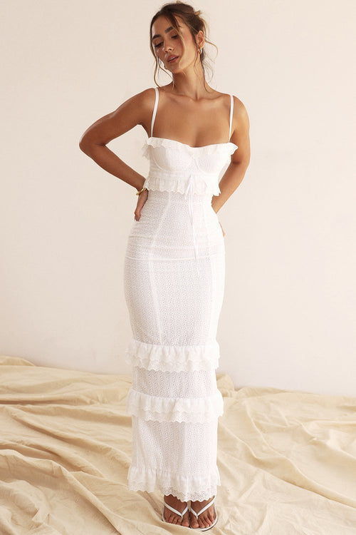 Erin Embroidered Lace Maxi Dress