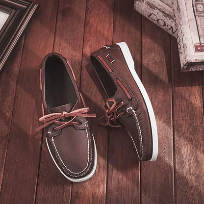 MEN'S LEATHER BOAT SHOES 41603460