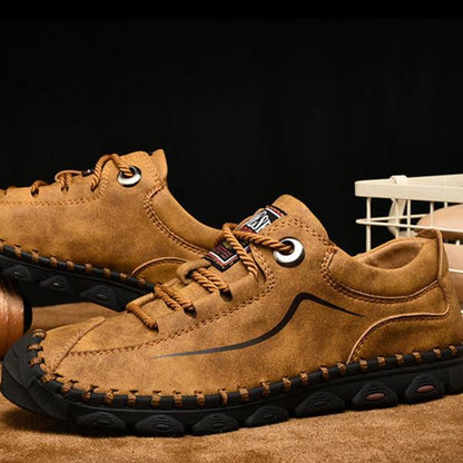 MEN'S CASUAL LACE UP HANDMADE SHOES 26804208M